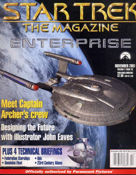 STAR TREK THE MAGAZINE NOVEMBER 2001